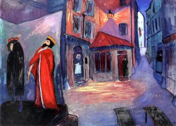 Abstracto famoso Painting - calle Marianne von Werefkin expresionismo